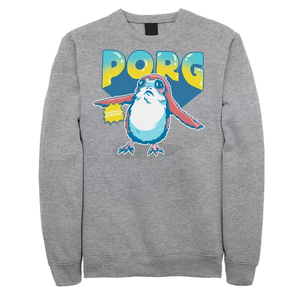 Men's Star Wars Porg Chewbacca Approved Comic Portrait Sweatshirt,  Product Image