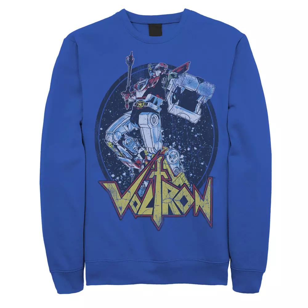 Men's Voltron: Retro Defender Colorful Fight Sword Sweatshirt,  Product Image