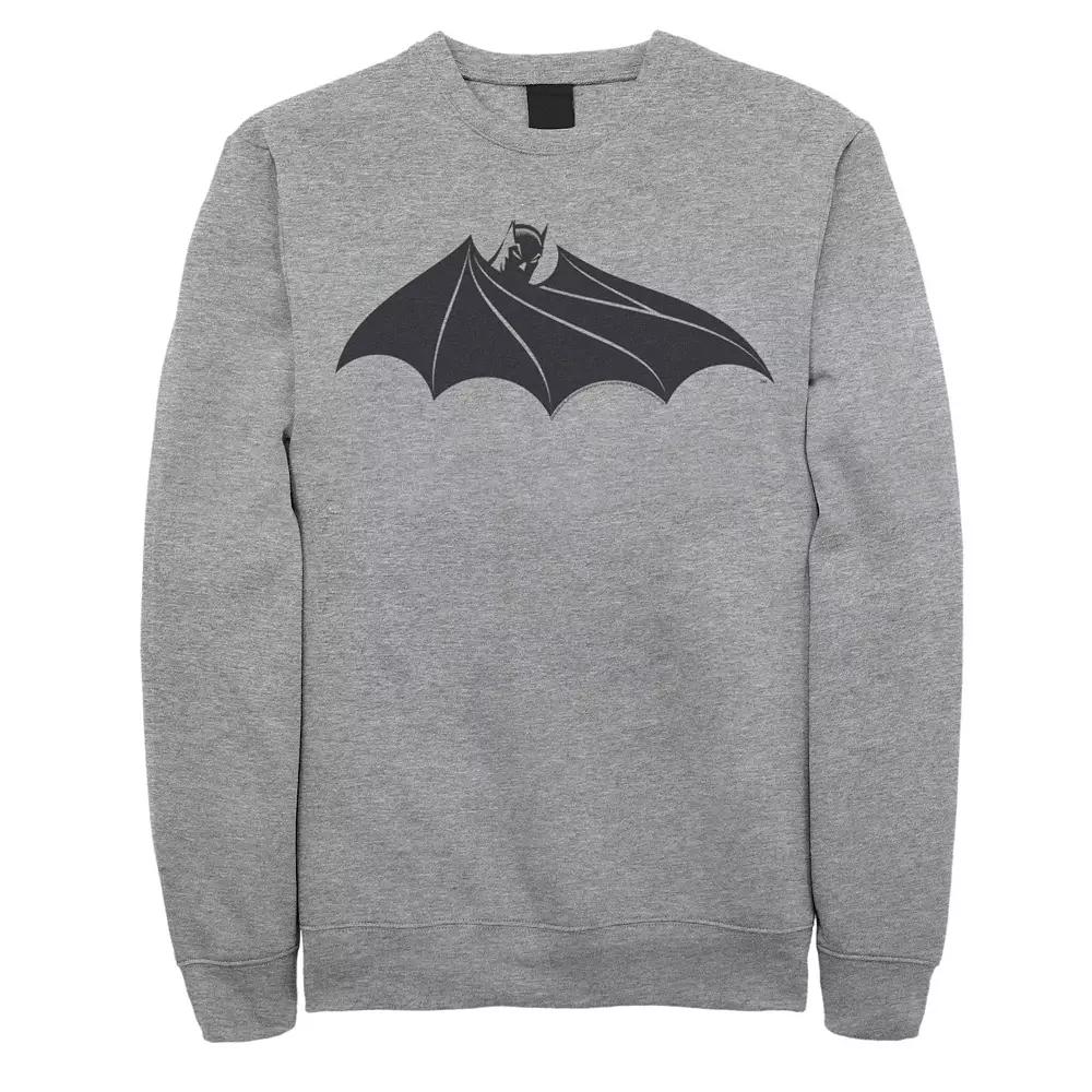 Men's DC Comics Batman Cloak Chest Logo Sweatshirt,  Product Image