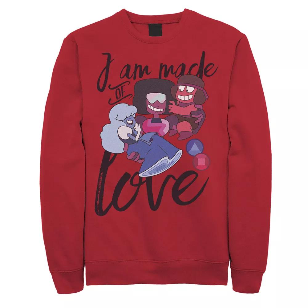 Men's Cartoon Network Steven Universe I Am Made Of Love Sweatshirt,  Product Image