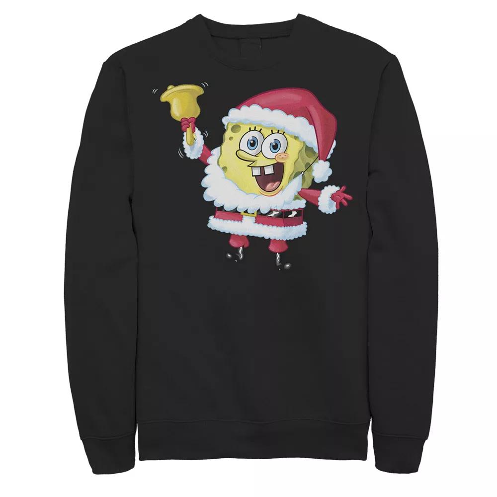 Men's Nickelodeon SpongeBob SquarePants Santa Claus Sweatshirt,  Product Image