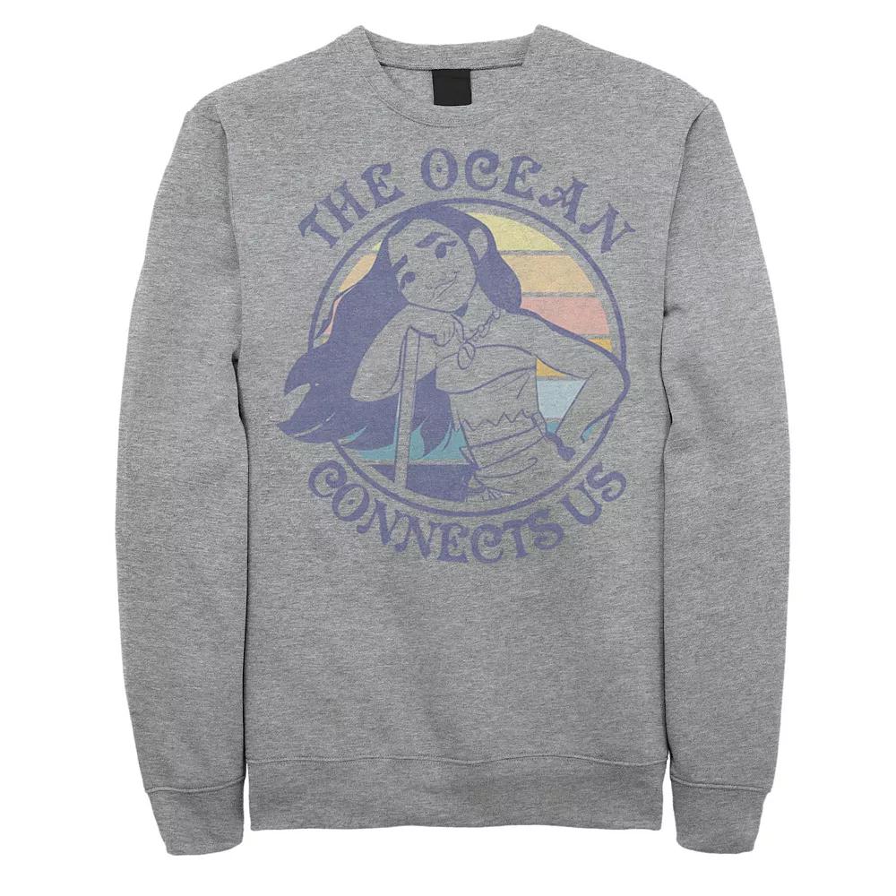 Disney's Moana Men's The Ocean Connects Us Sunset Fleece,  Product Image