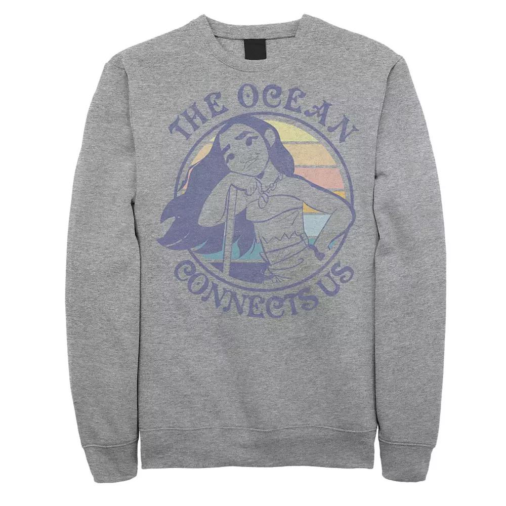 Disney's Moana Men's The Ocean Connects Us Sunset Fleece,  Product Image