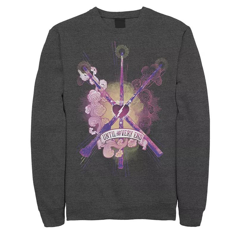 Men's Harry Potter Until The Very End Wands Sweatshirt,  Product Image