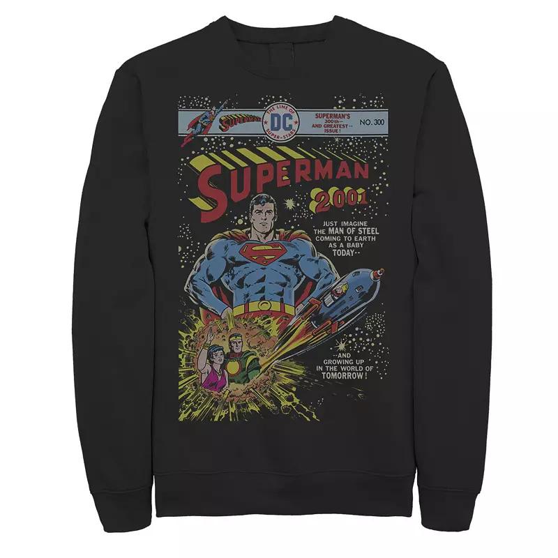 Men's DC Comics Superman 2001 Comic Book Cover Sweatshirt,  Product Image