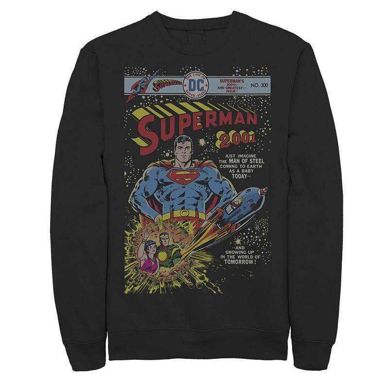 Men's DC Comics Superman 2001 Comic Book Cover Sweatshirt,  Product Image