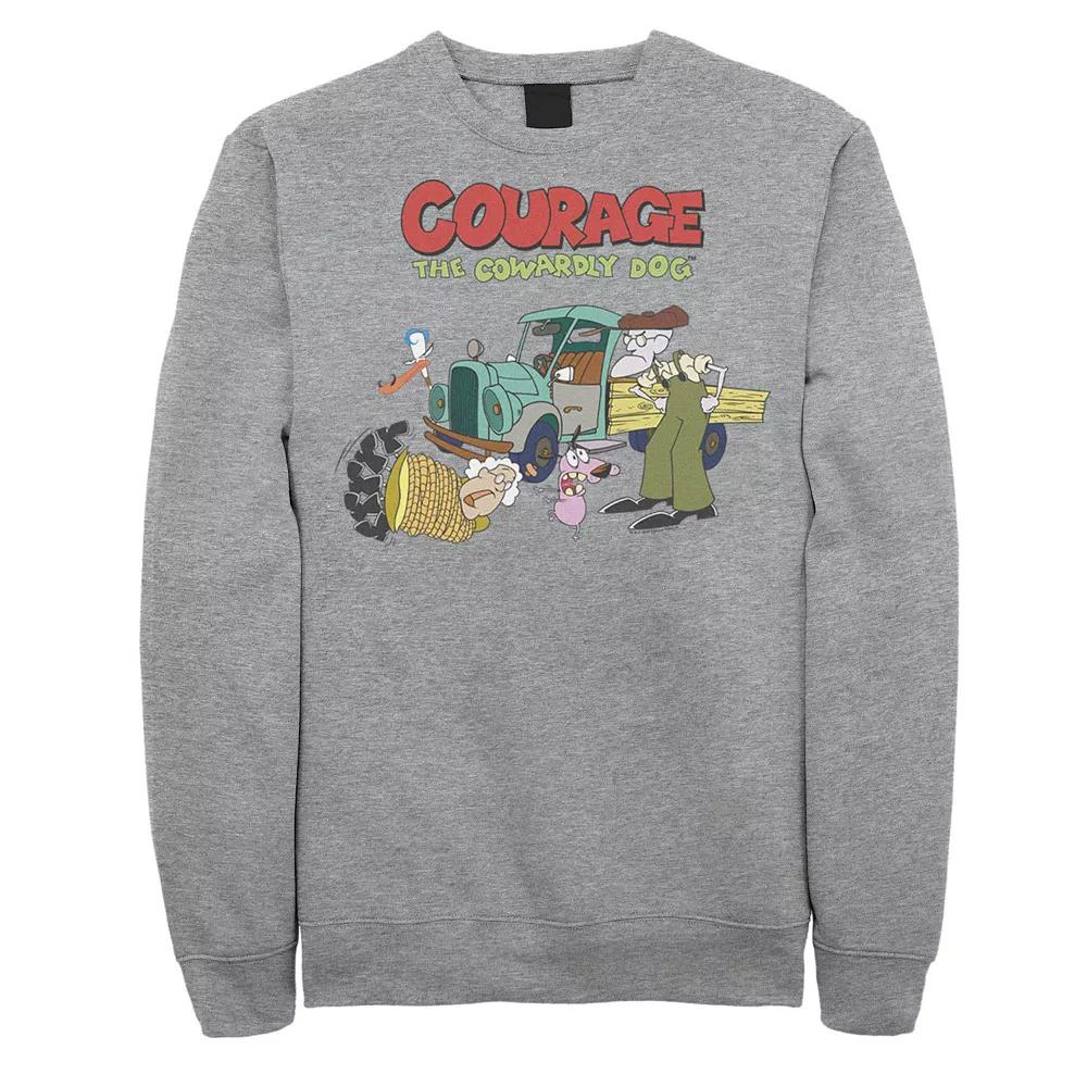 Men's Marvel Retro Avengers Vintage Comic Lineup Sweatshirt,  Product Image
