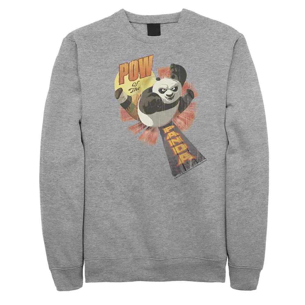 Men's Kung Fu Panda Pow Of The Panda Action Pose Portrait Sweatshirt,  Product Image