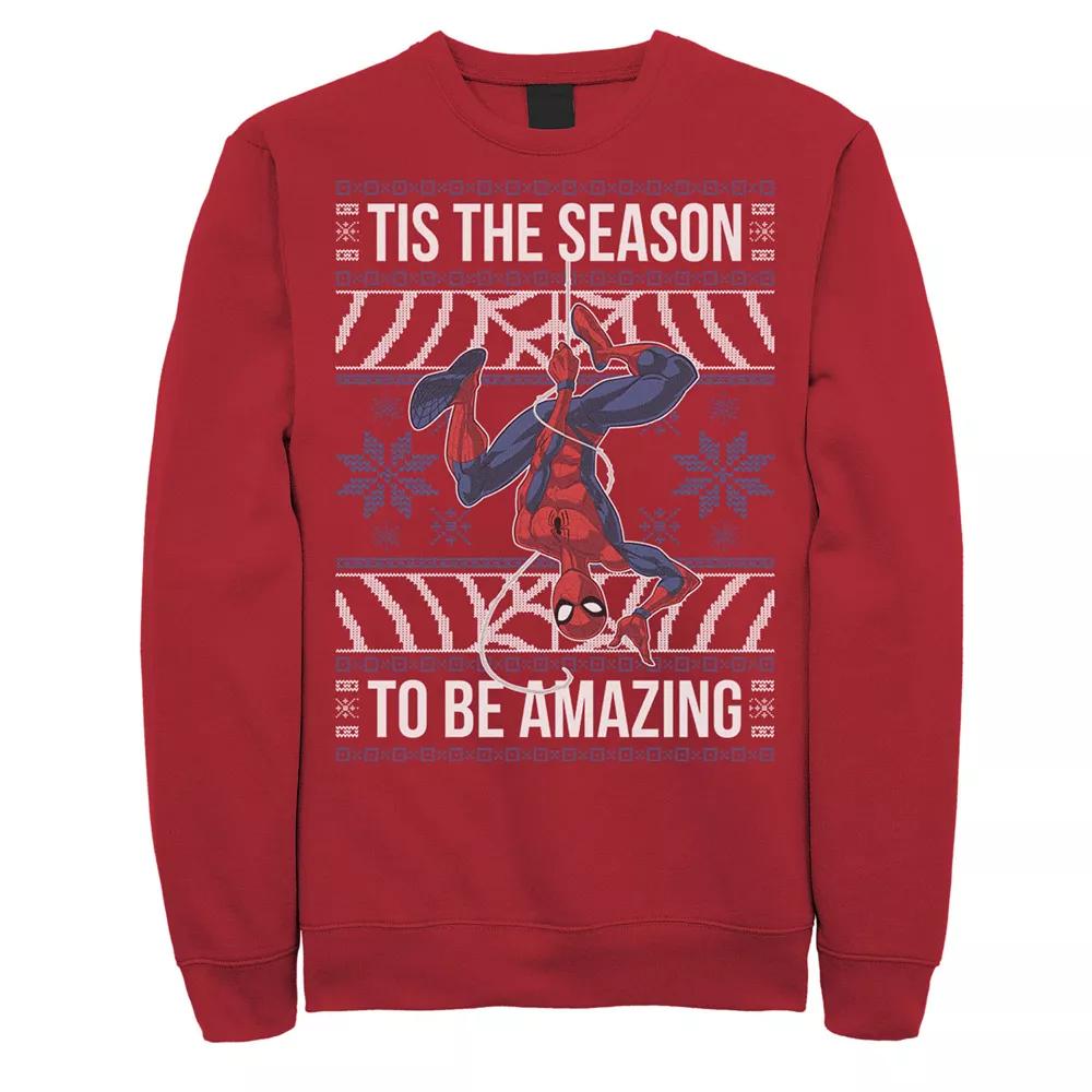 Men's Marvel Amazing Spider-Man Christmas Fleece,  Product Image