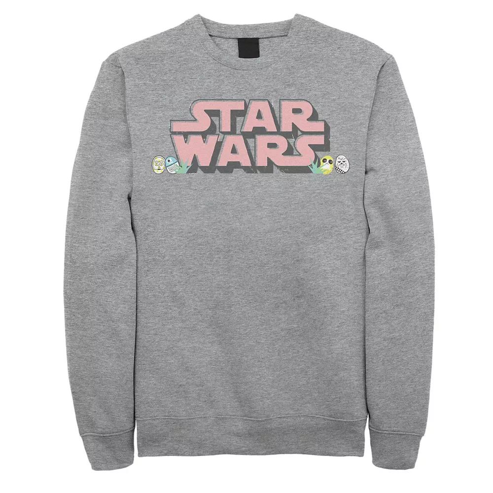 Men's Star Wars Easter Themed Chest Logo Sweatshirt,  Product Image
