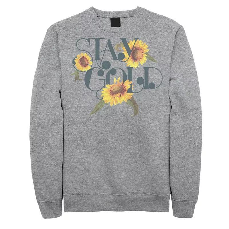 Men's Fifth Sun Stay Gold Floral Sweatshirt,  Product Image