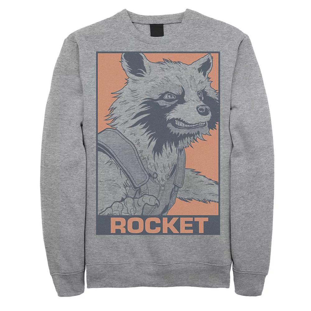 Men's Marvel Avengers Endgame Rocket Pop Art Sweatshirt,  Product Image