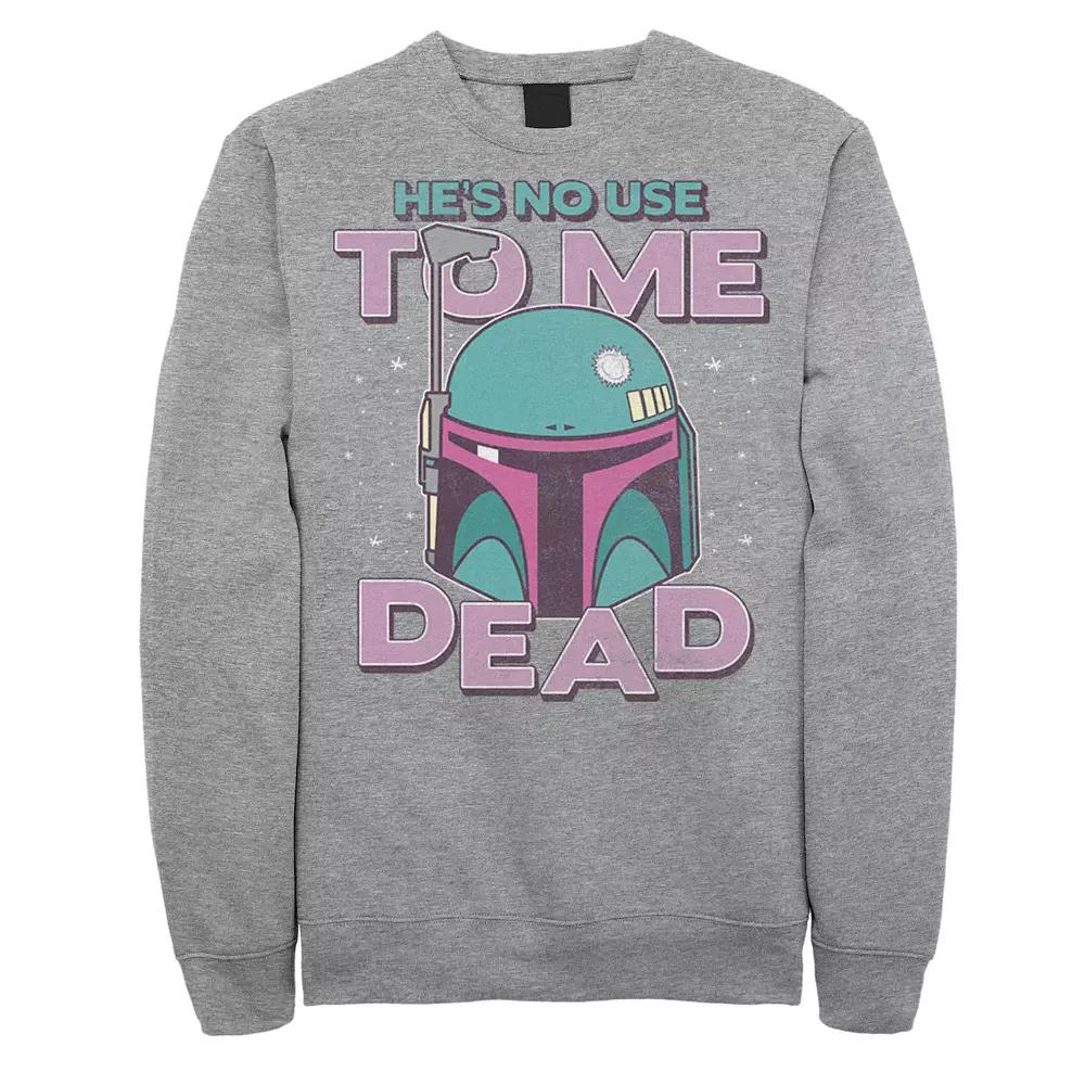 Men's Star Wars Boba Fett He Is No Used To Me Sweatshirt,  Product Image