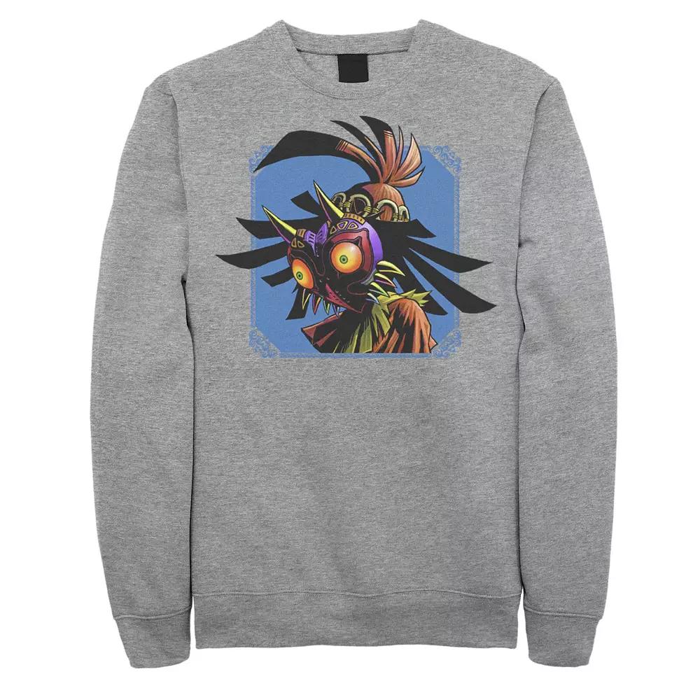 Big & Tall The Legend Of Zelda Skull Kid Portrait Fleece Sweatshirt, Men's,  Product Image