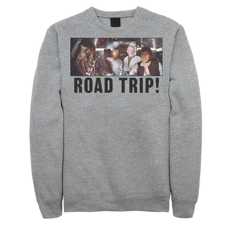 Men's Star Wars Group Shot Road Trip Sweatshirt, Size: XXL, Athletic Grey Product Image