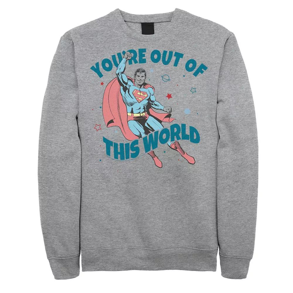 Men's DC Comics Superman "You're Out Of This World" Sweatshirt,  Product Image