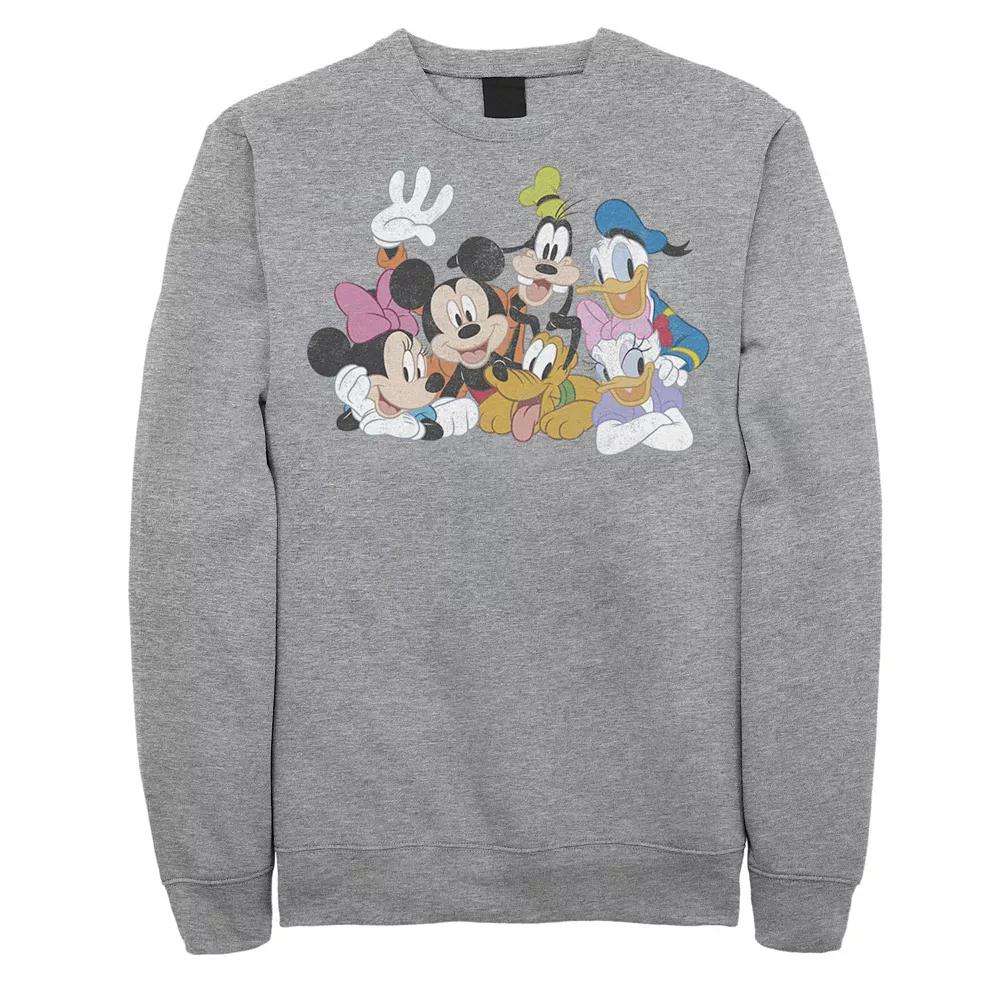 Disney's Bambi Men's Love Valentines Day Sweatshirt, Size: Large, Athletic Grey Product Image