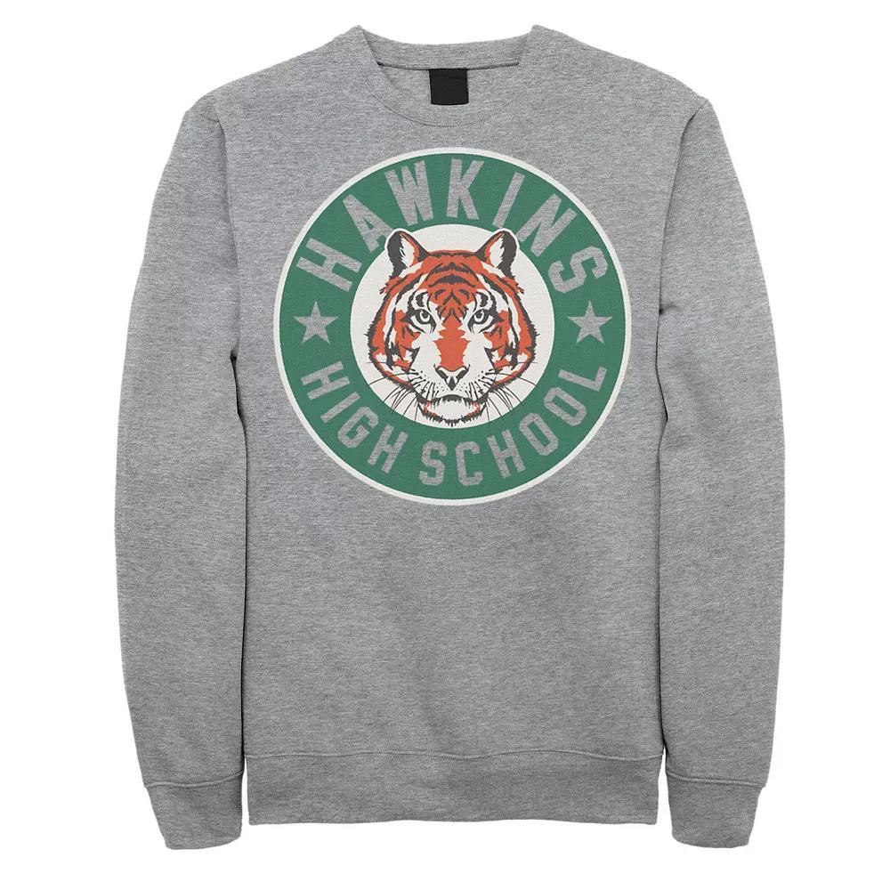 Men's Netflix Stranger Things Hawkins High School Logo Sweatshirt,  Product Image