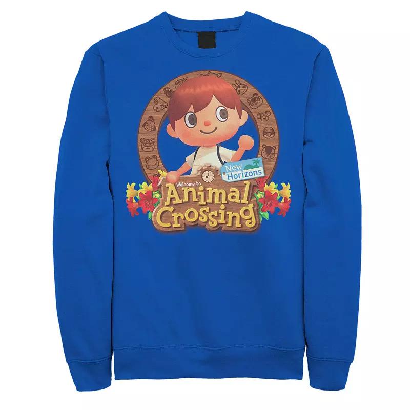 Men's Animal Crossing New Horizons Villager Portrait Sweatshirt,  Product Image
