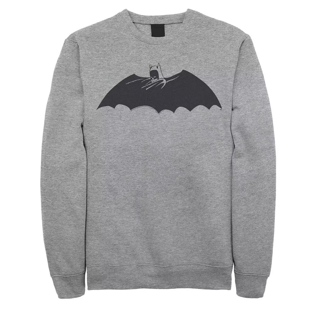 Men's DC Comics Batman Side Portrait Logo Sweatshirt,  Product Image