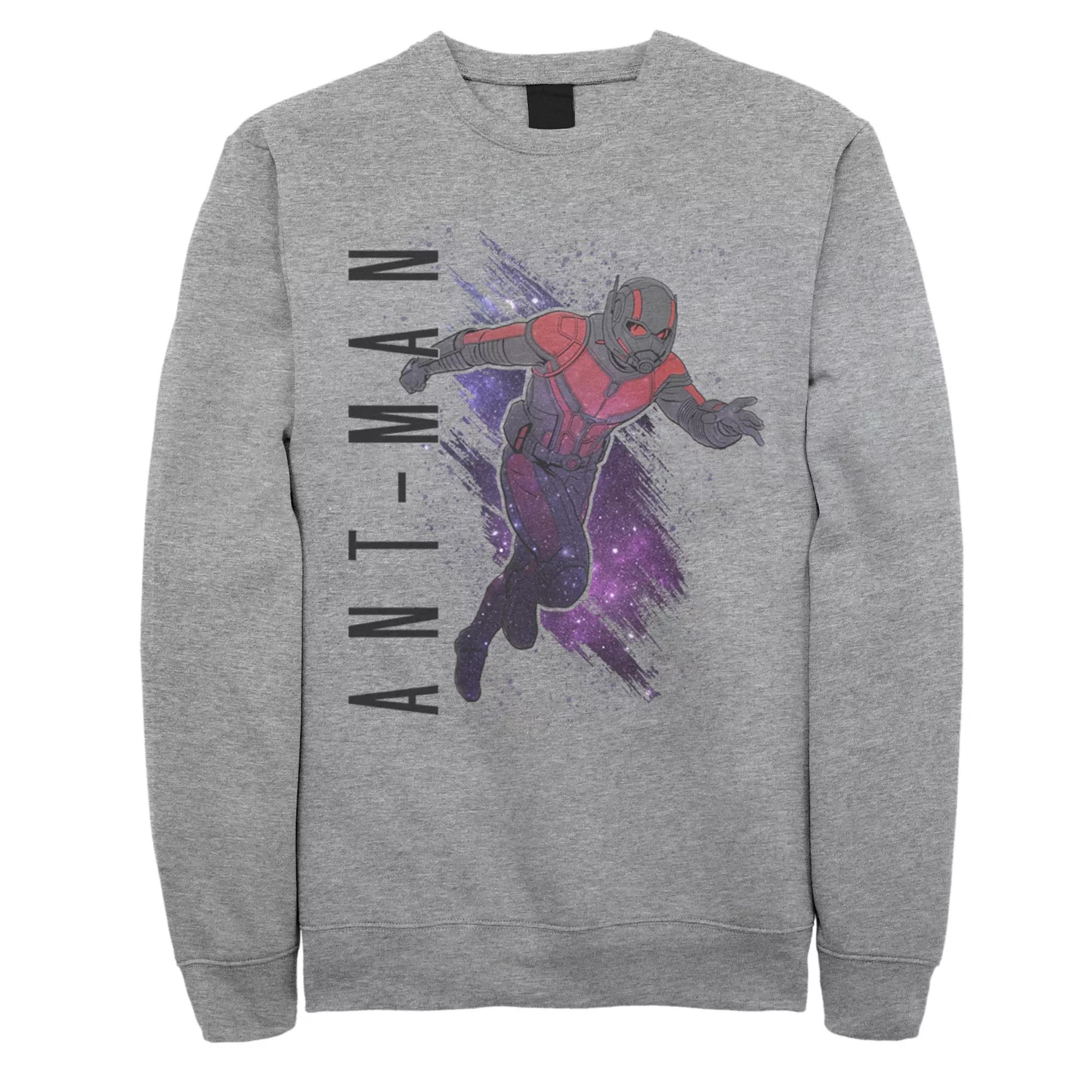 Men's Avengers Ant-Man Galaxy Paint Sweatshirt, Size: 3XL, Athletic Grey Product Image