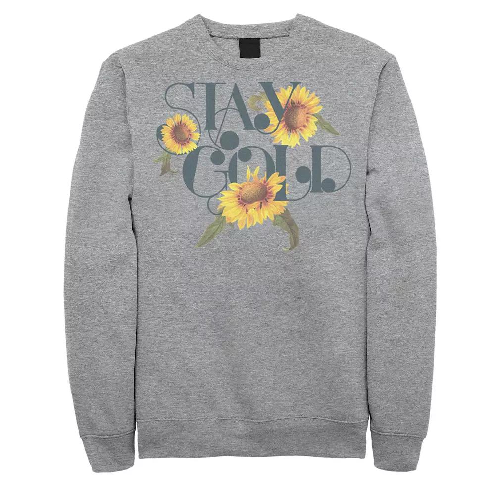 Men's Fifth Sun Stay Gold Floral Sweatshirt,  Product Image