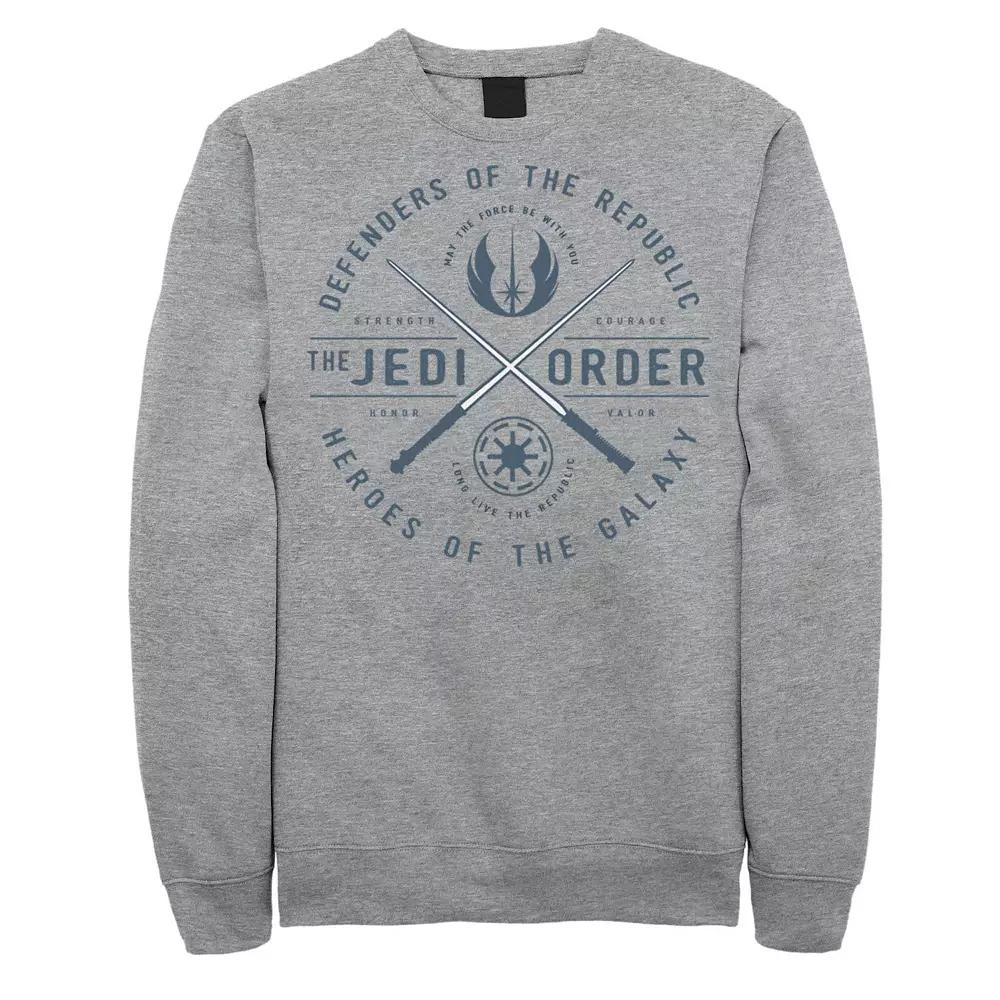 Big & Tall Star Wars Sabers Emblem Fleece Sweatshirt, Men's,  Product Image