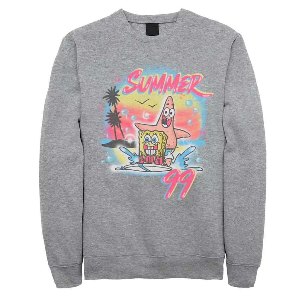 Men's SpongeBob Patrick Summer 99 Surfing Sweatshirt,  Product Image