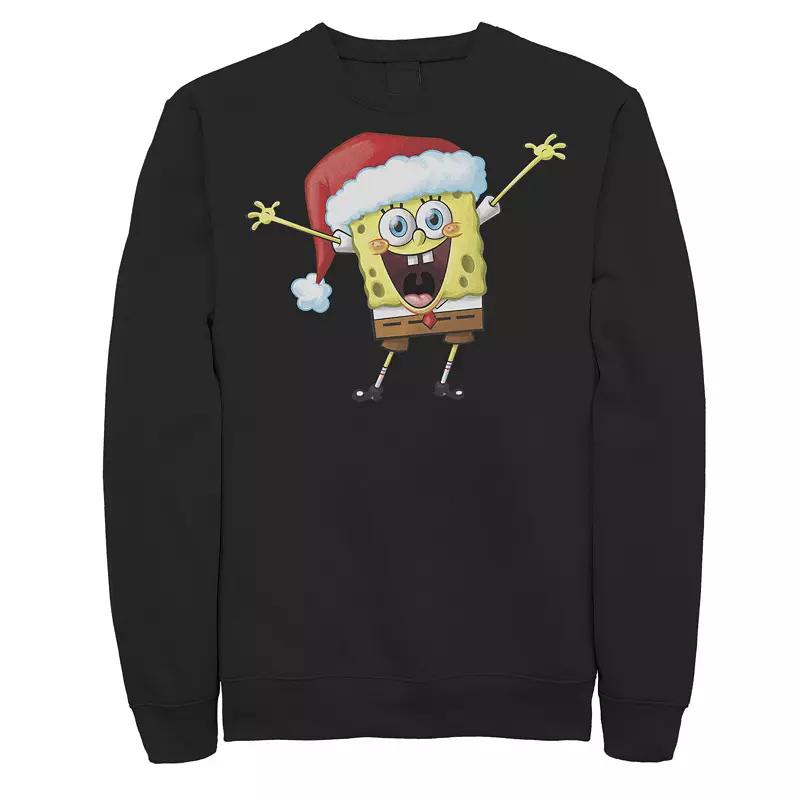 Men's Nickelodeon Spongebob Squarepants One Happy Sponge Holiday Fleece,  Product Image