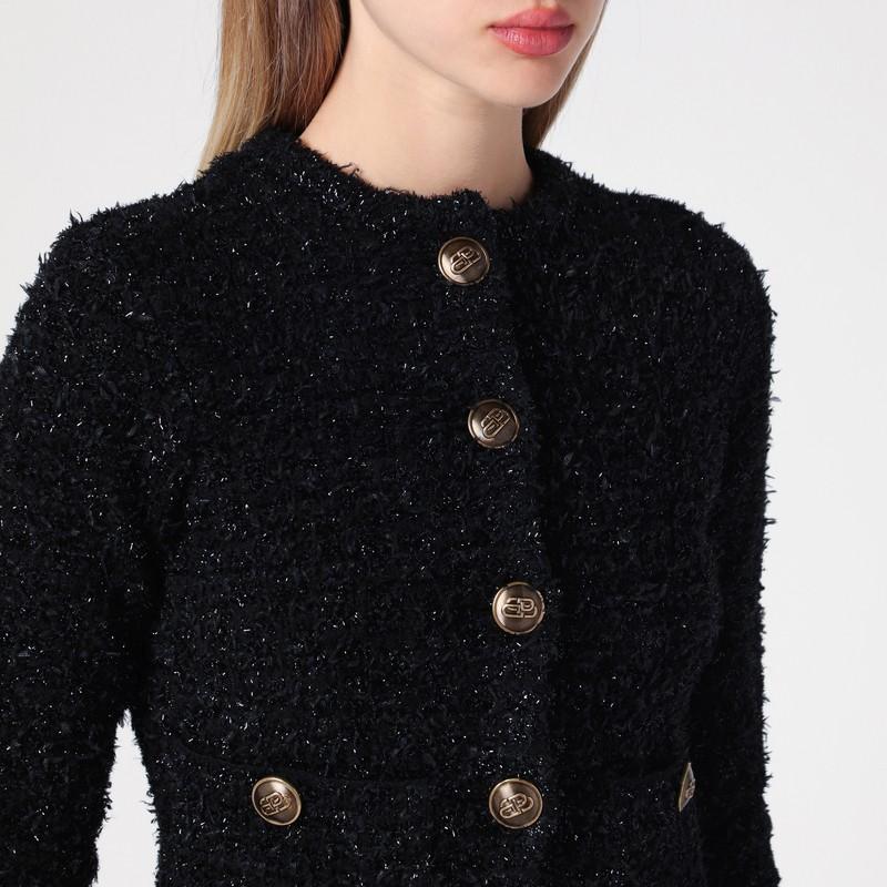 BALENCIAGA Moncler Grenoble Dark Beige Bonnieure Bomber Jacket In Black Product Image