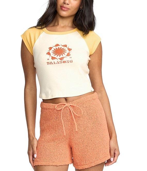 Billabong Beach Club Babe Color Block Raglan Sleeve T-Shirt Product Image