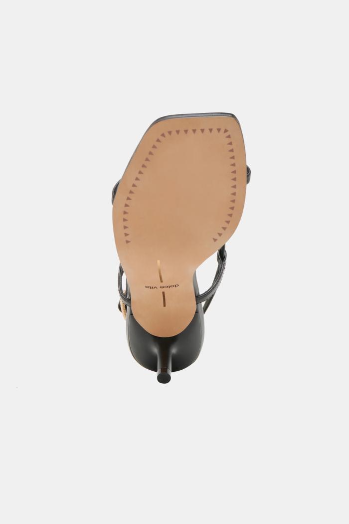 Laury Heels - Black Leather Product Image