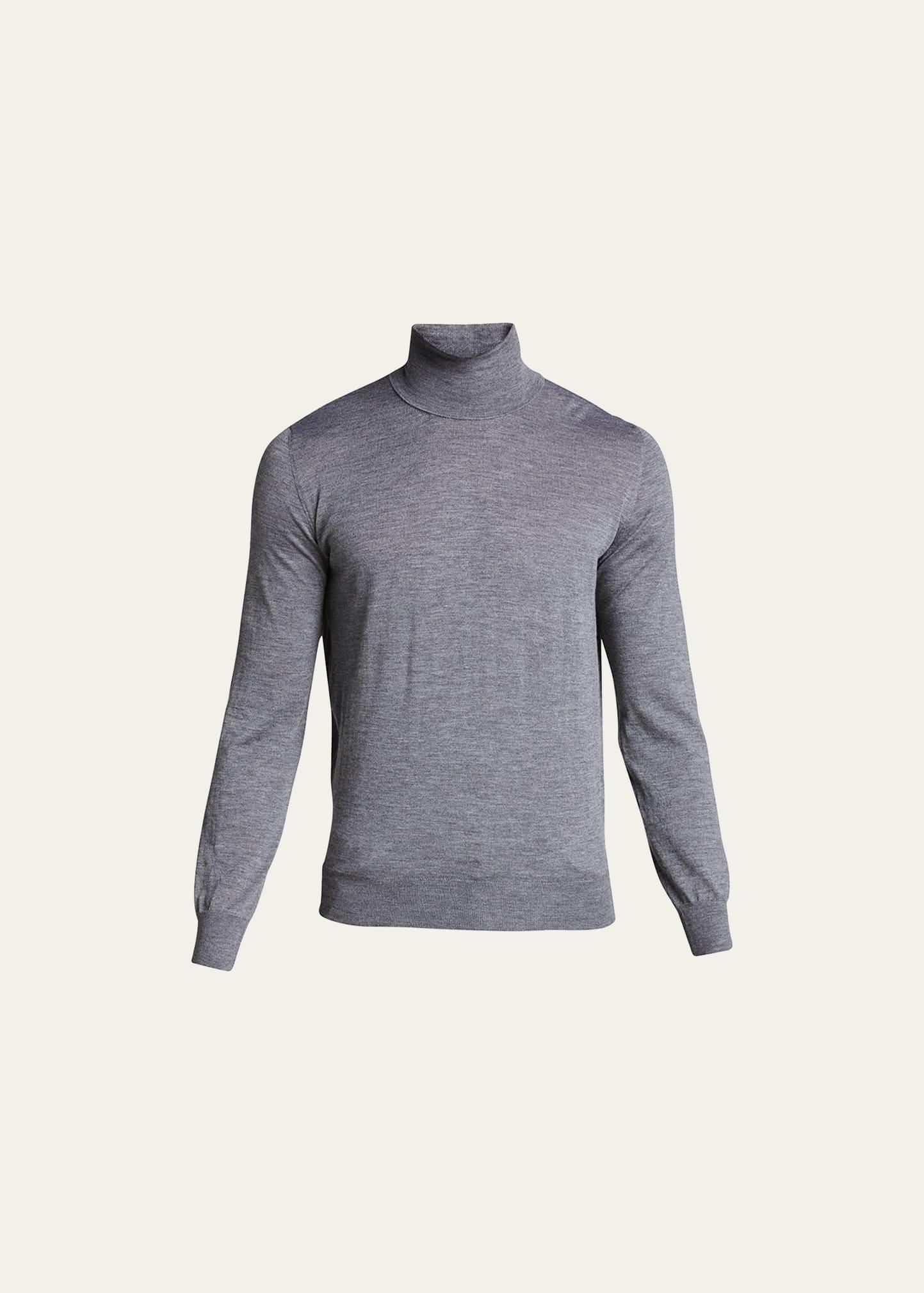 Mens Cashmere Turtleneck Sweater Product Image