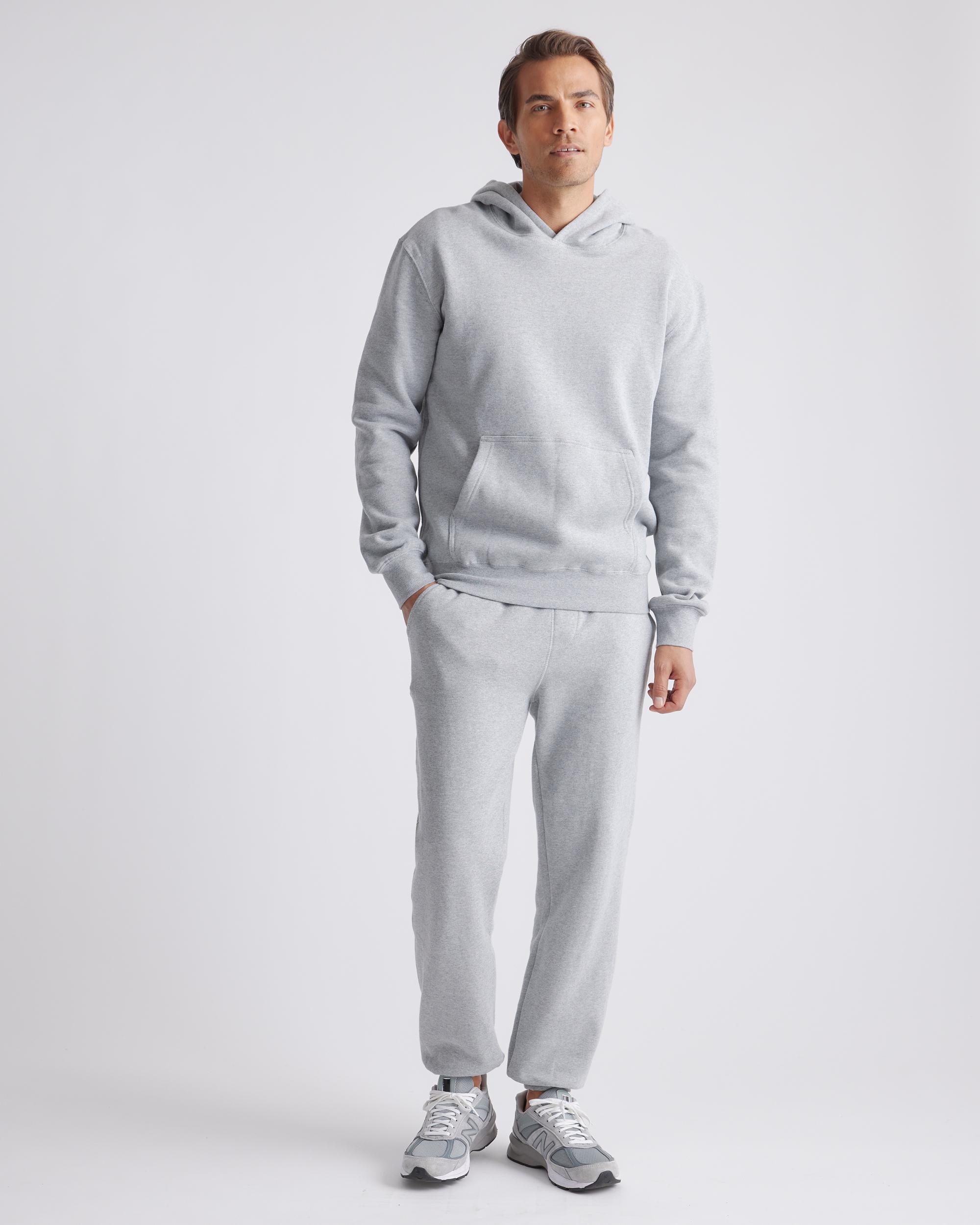 Quince | Men's Organic Heavyweight Fleece Hoodie Organic Cotton Product Image