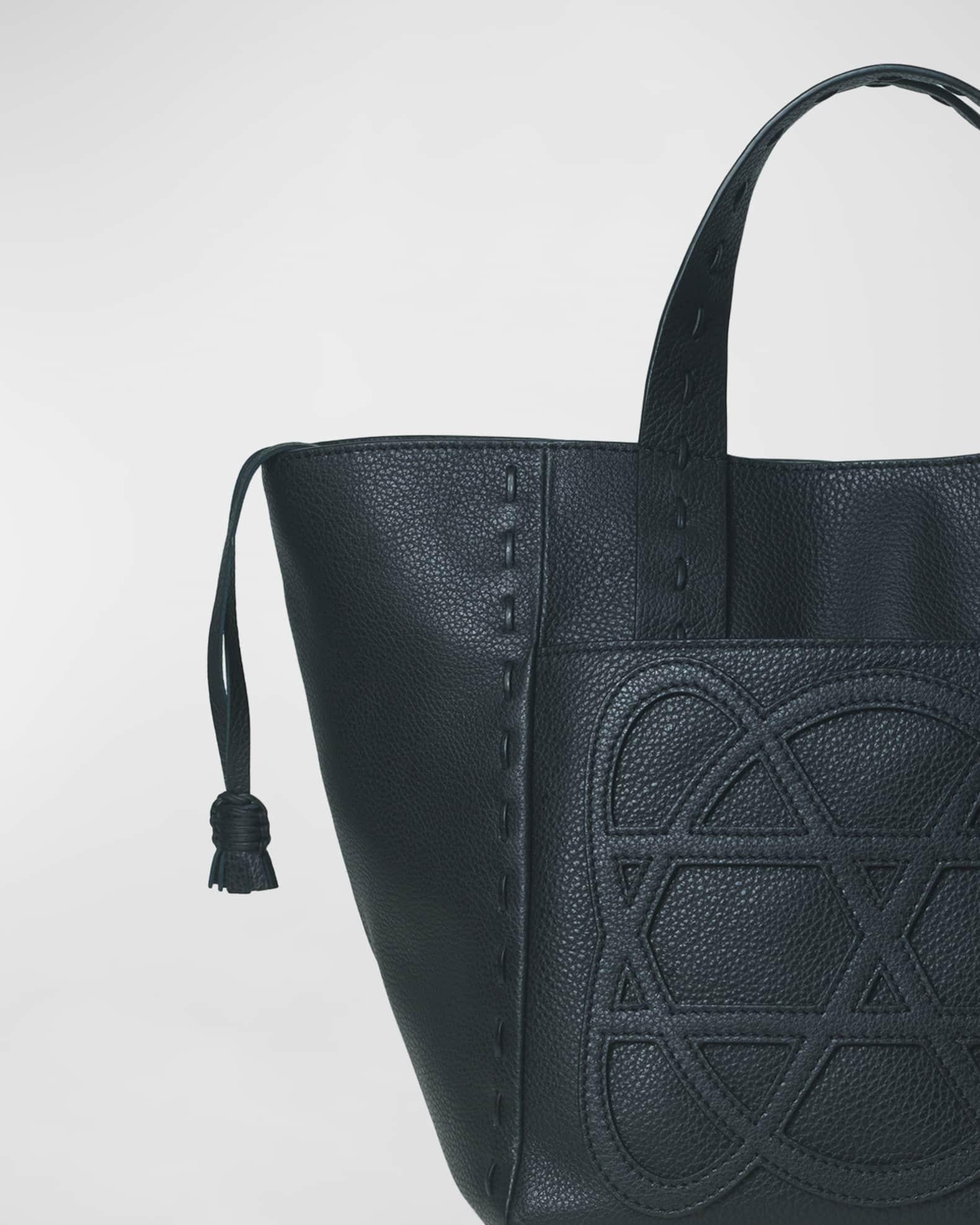 Cleo Grained Leather Top-Handle Bag Product Image