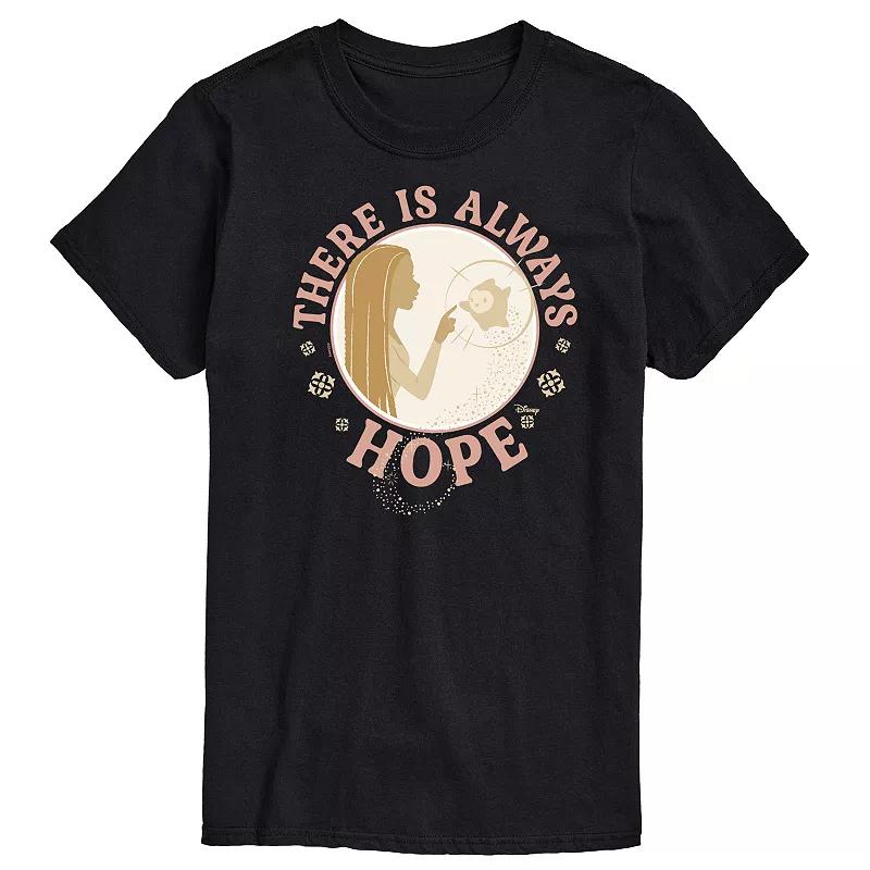 Disney's Wish Asha and Star Men's There Is Always Hope Graphic Tee,  Product Image