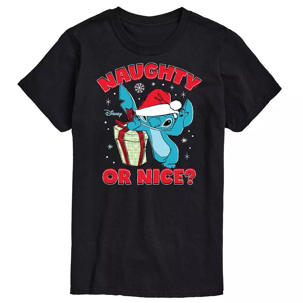 Disney's Lilo & Stitch Men's Naughty Or Nice Graphic Tee,  Product Image