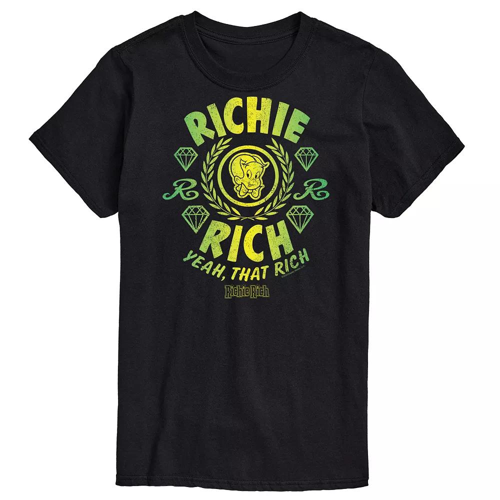 Big & Tall Richie Rich Yeah That Rich Graphic Tee, Men's,  Product Image