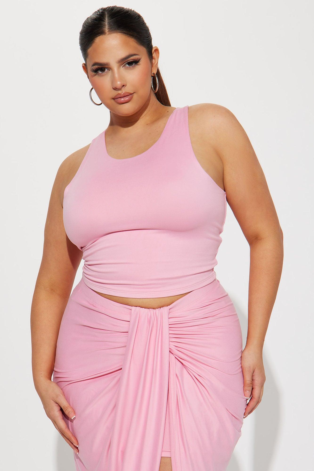 Lanie Maxi Skirt Set - Pink Product Image