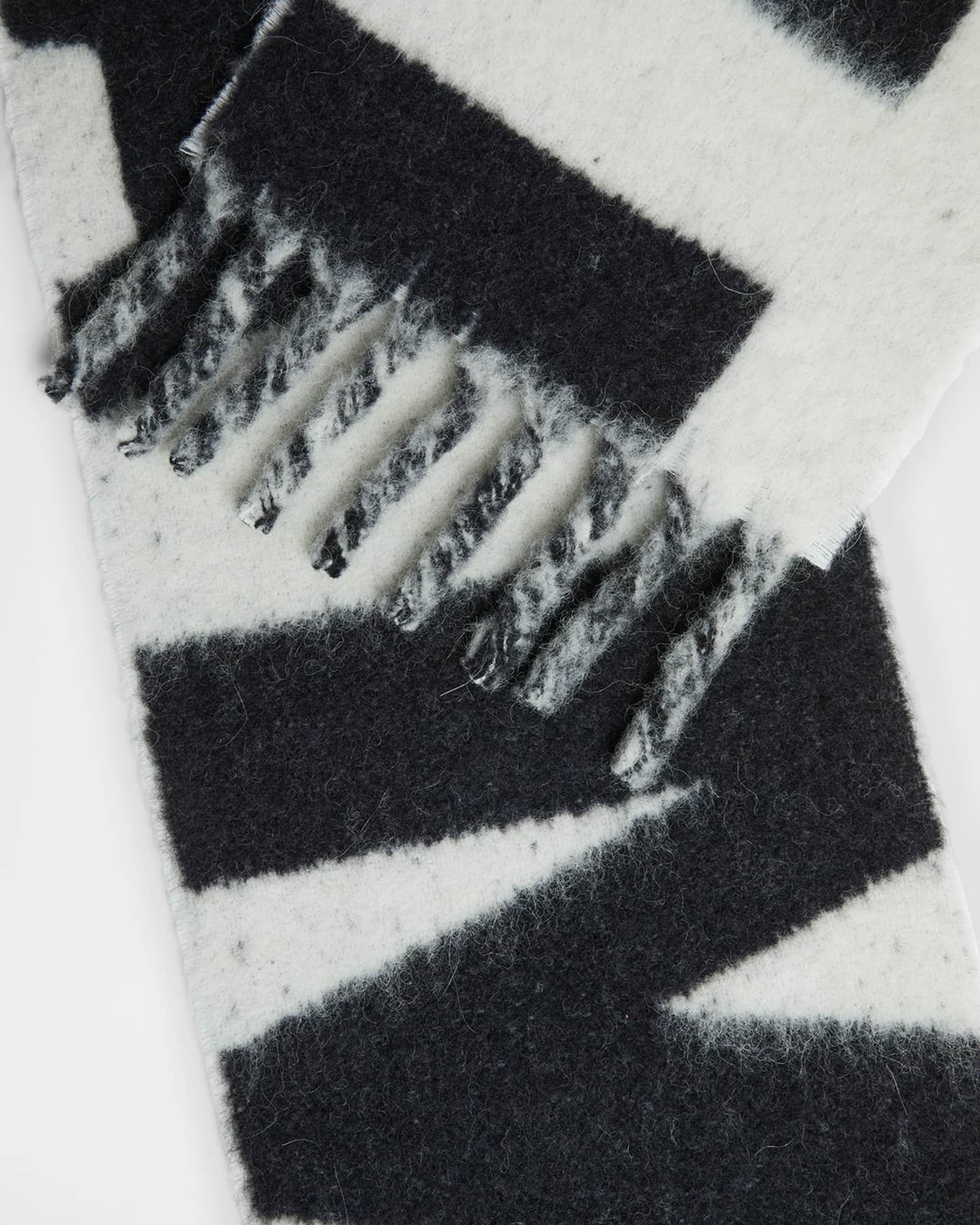 Loliana Logo Wool-Blend Scarf Product Image