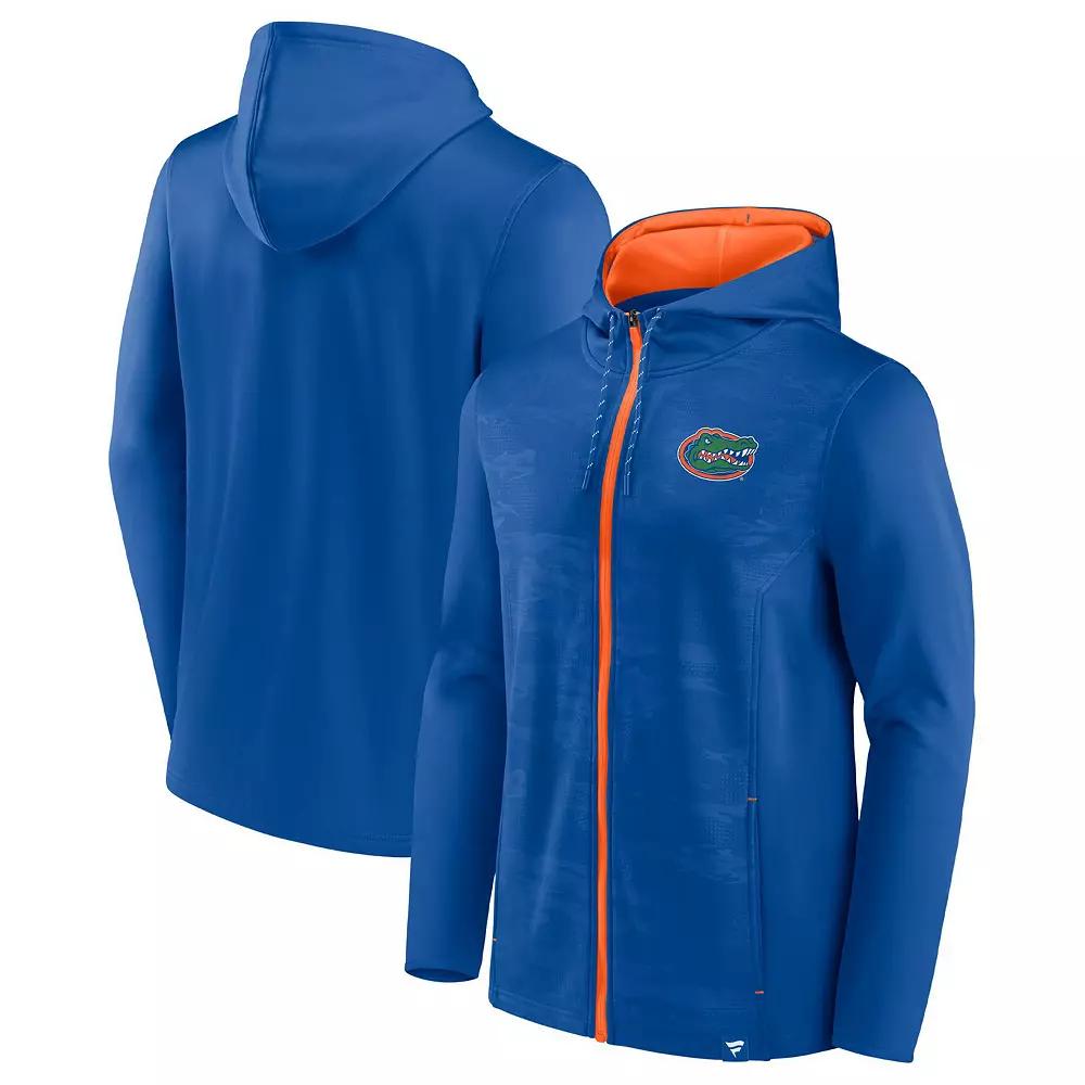 Men's Fanatics Branded Royal Florida Gators Ball Carrier Full-Zip Hoodie,  Product Image