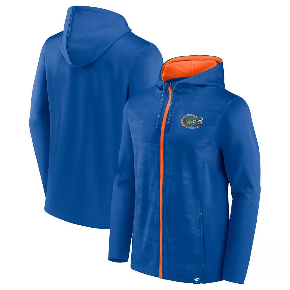Men's Fanatics Branded Royal Florida Gators Ball Carrier Full-Zip Hoodie,  Product Image