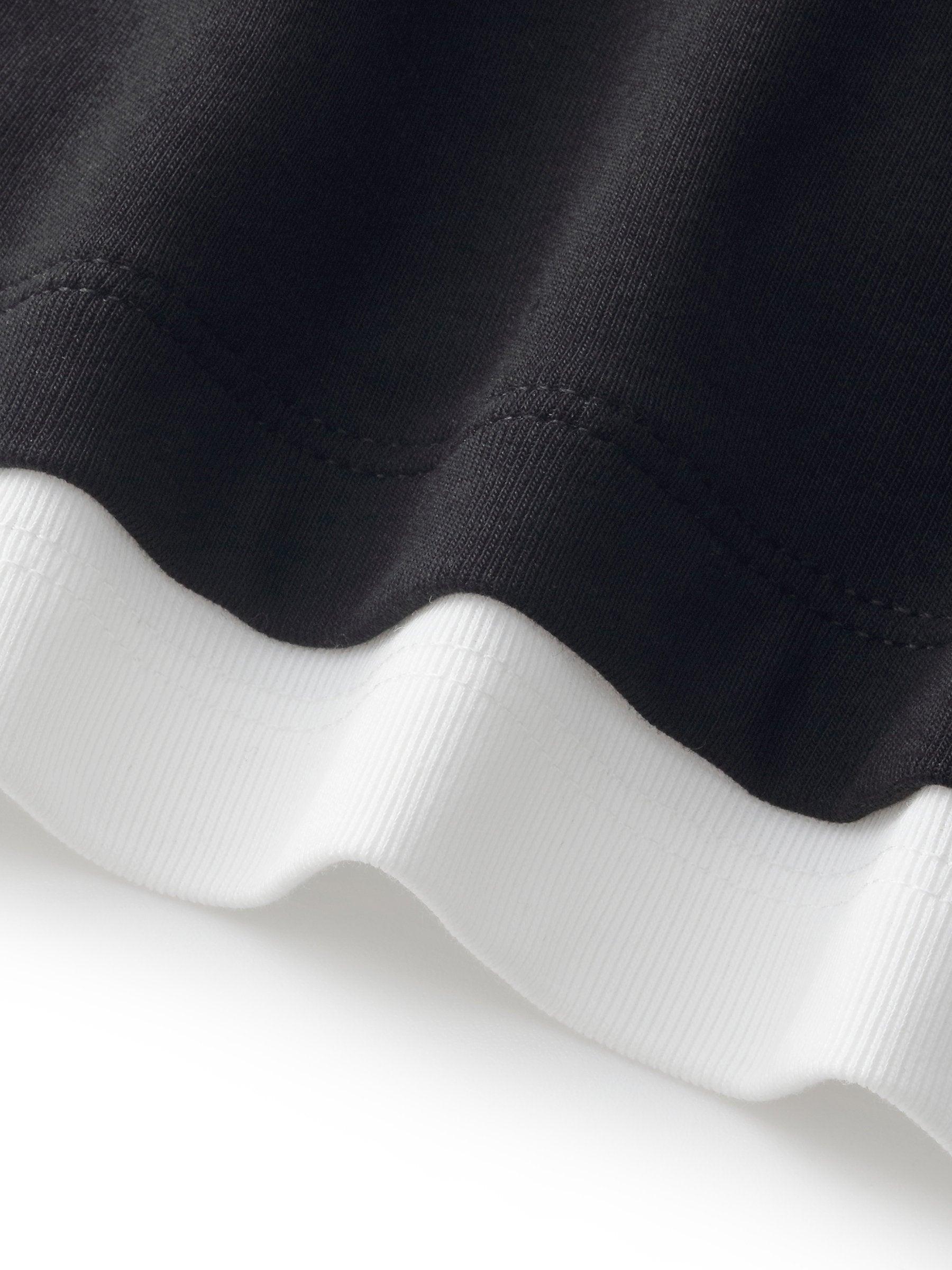 Mock Layered Knit Top And Pants Two-Piece Set Product Image