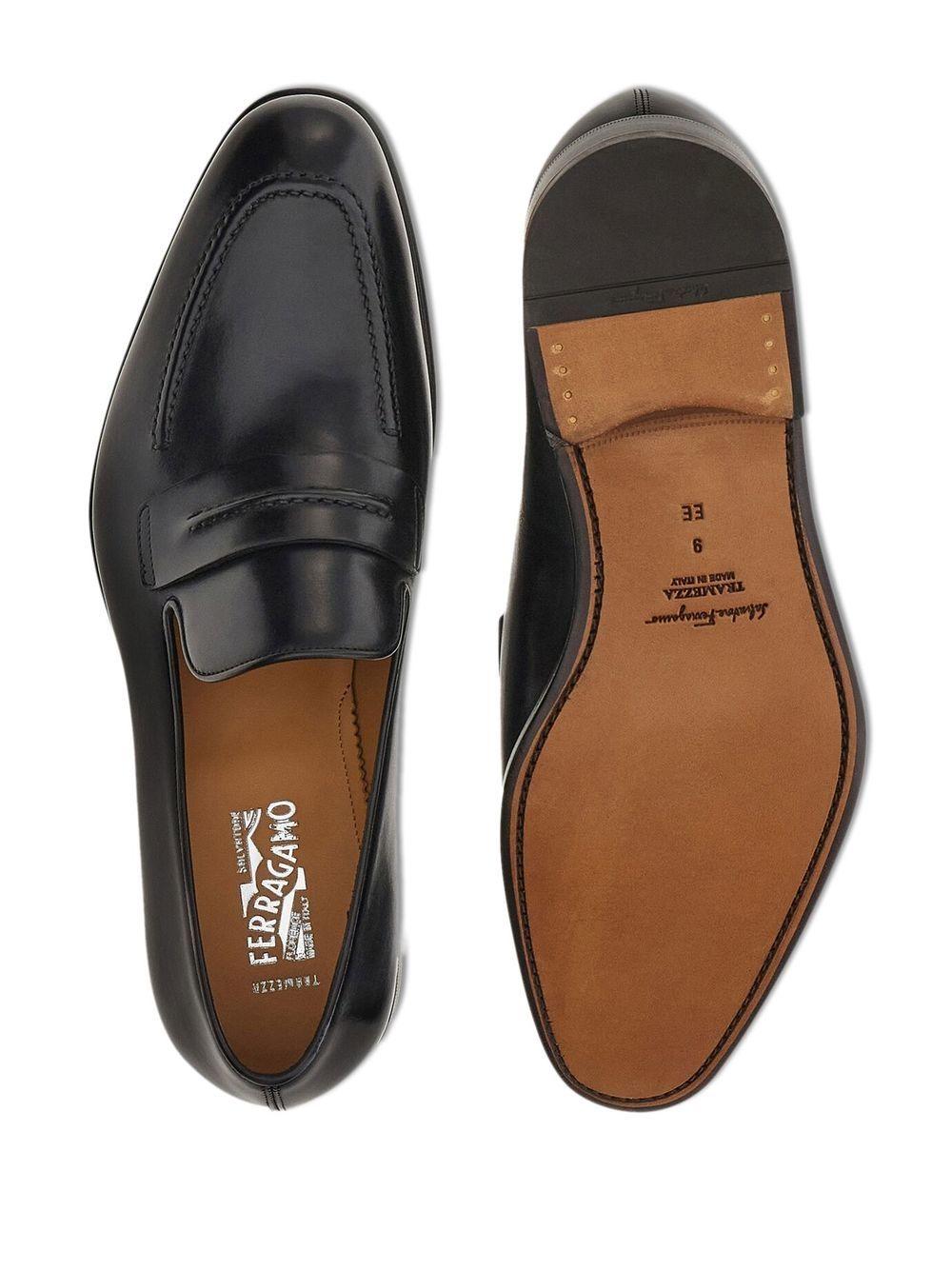 slip-on leather penny loafers Product Image