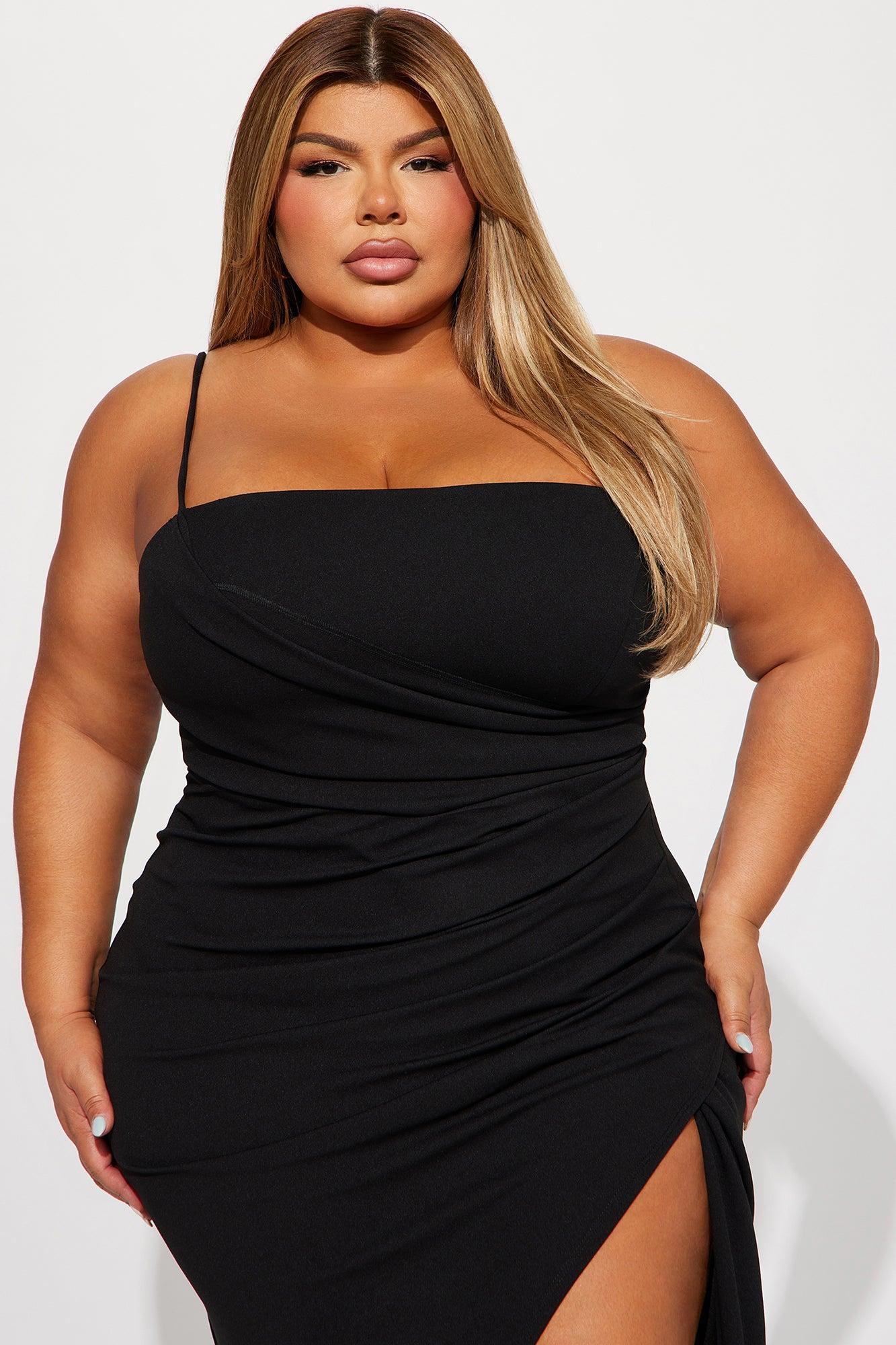 Elegant Night Maxi Dress - Black Product Image