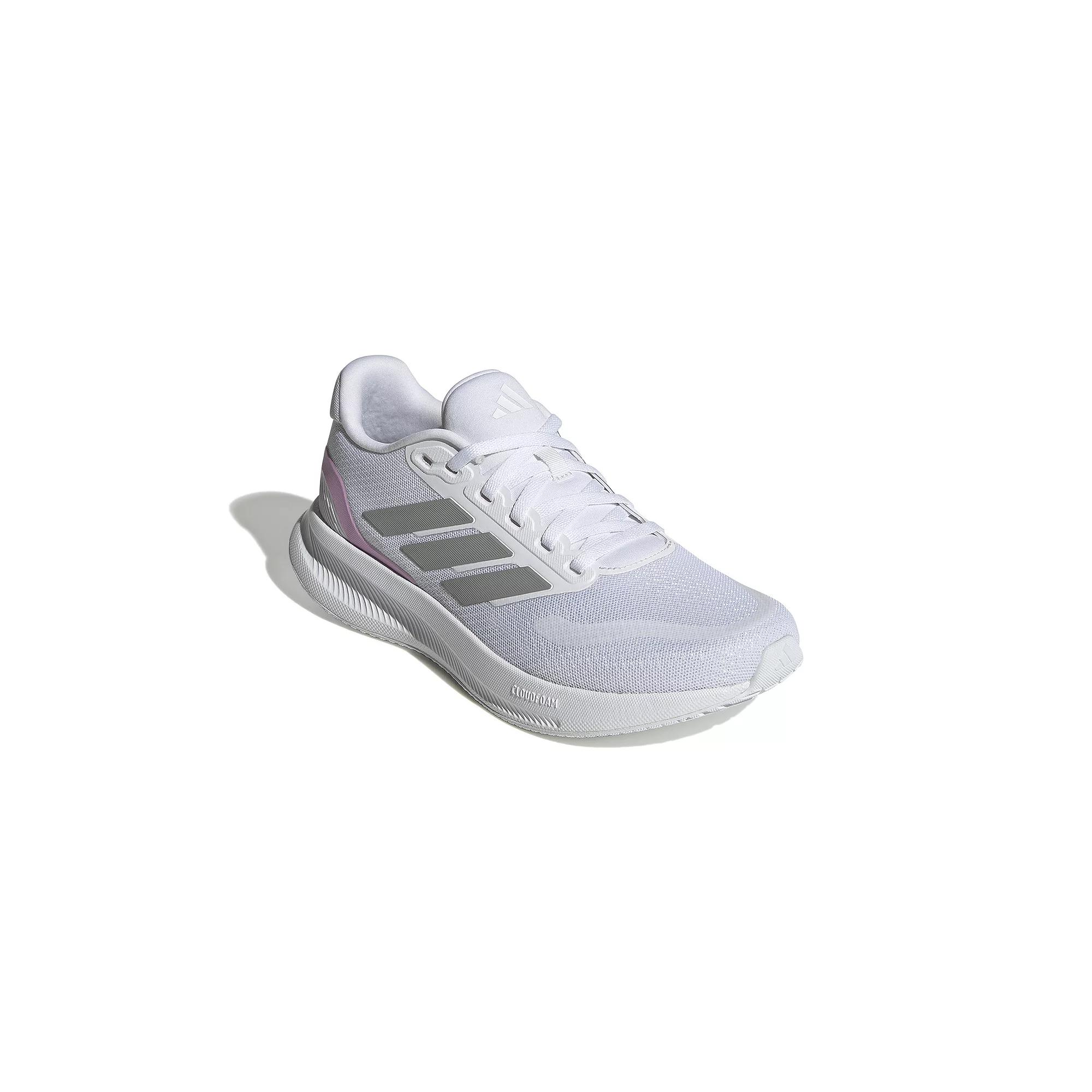 adidas Runfalcon 5 Women's Running Shoes, Size: 10, White Pink Wide Product Image