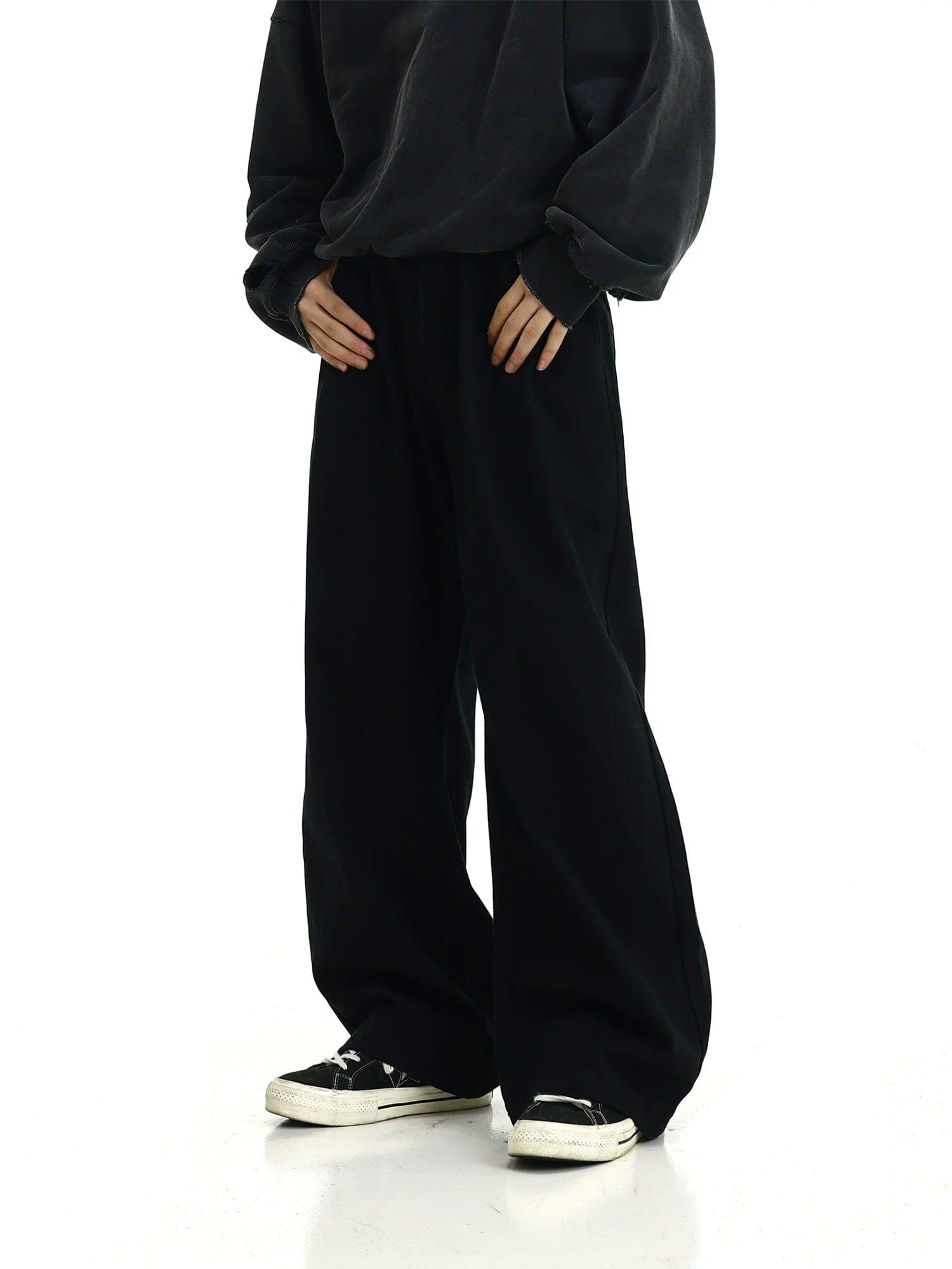 RT No. 12263 CASUAL WIDE STRAIGHT PANTS Product Image