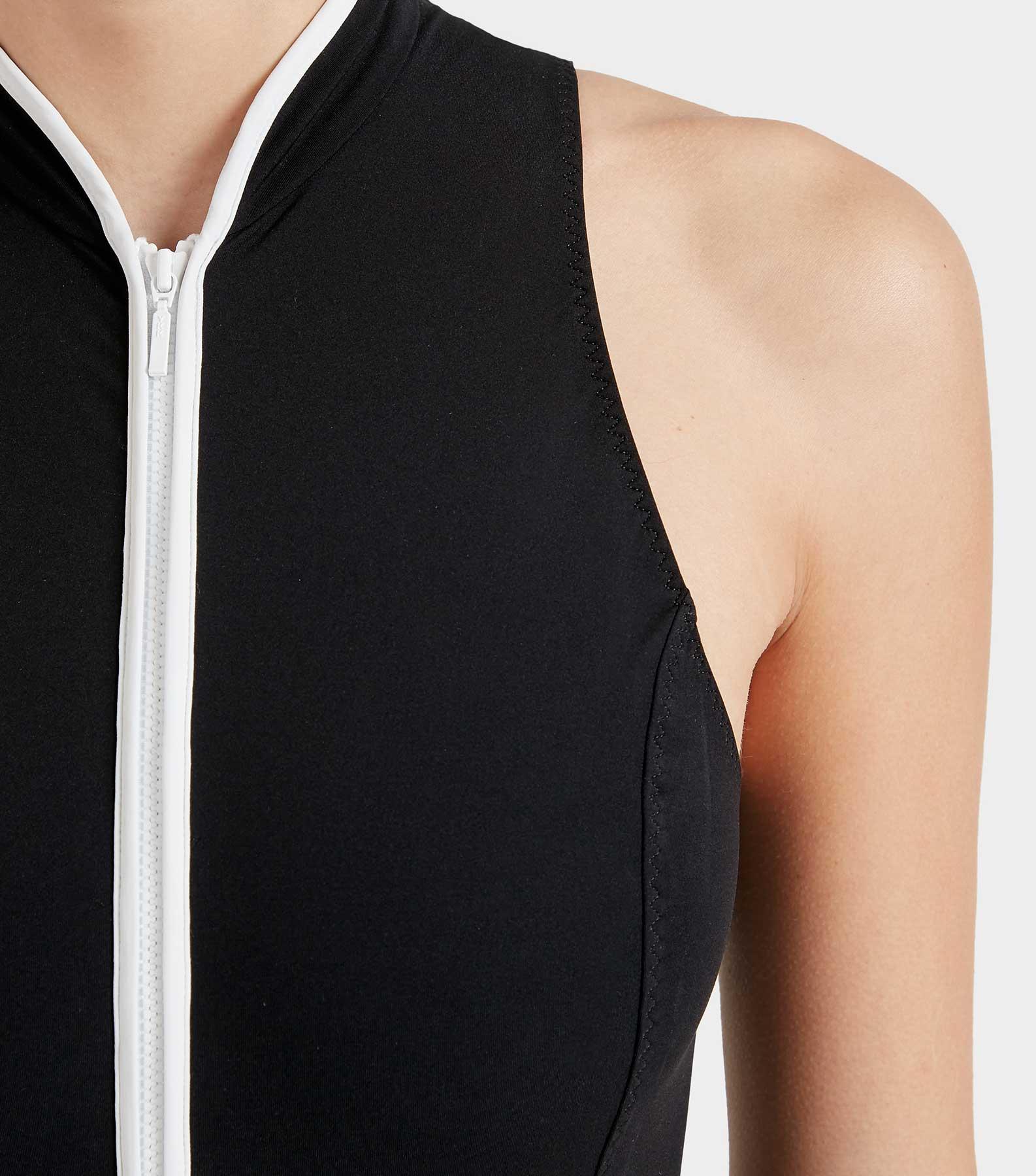 Katya UPF 50+ Swim - Black/White Product Image