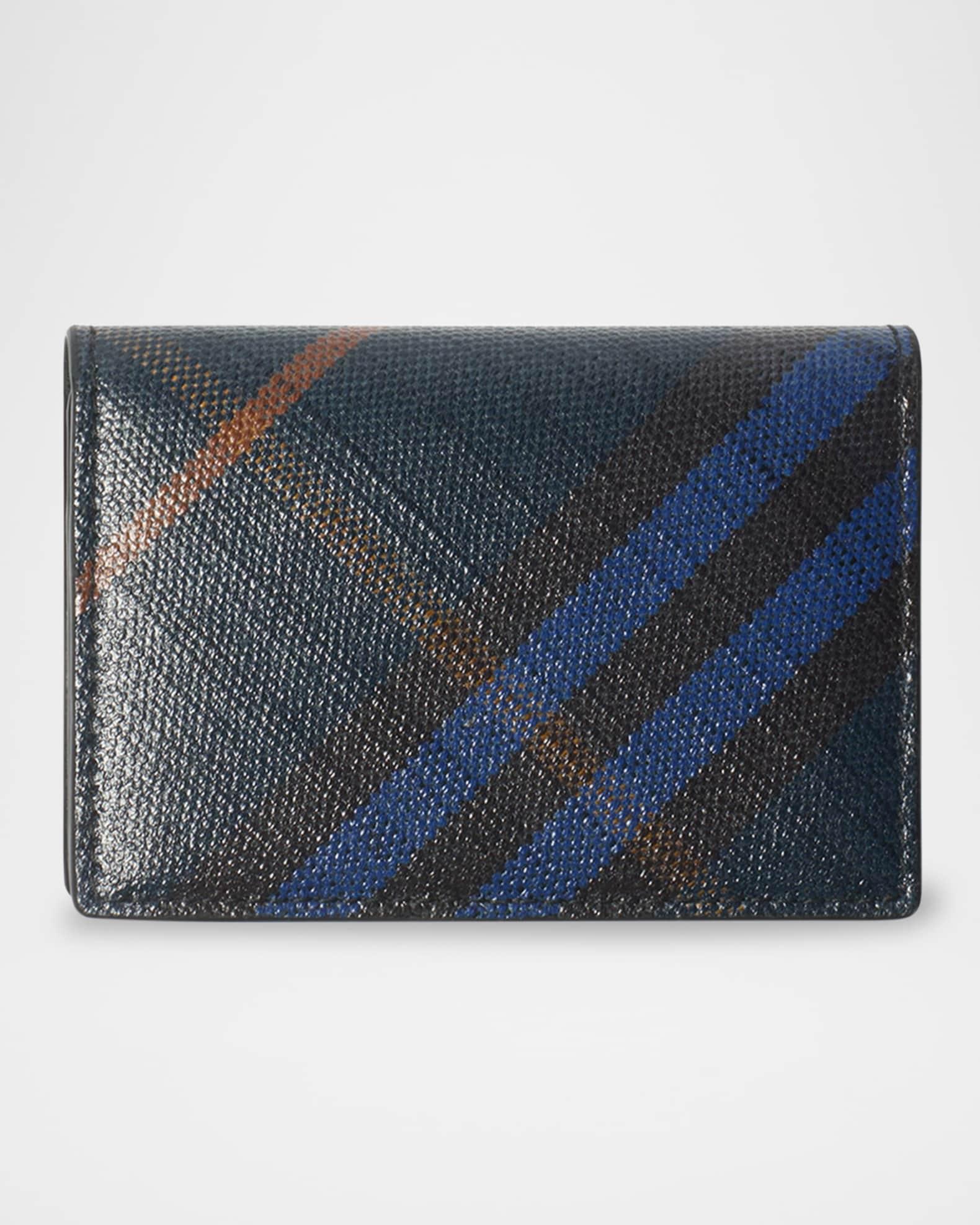 Men's Flint Jacquard Check Card Holder Product Image
