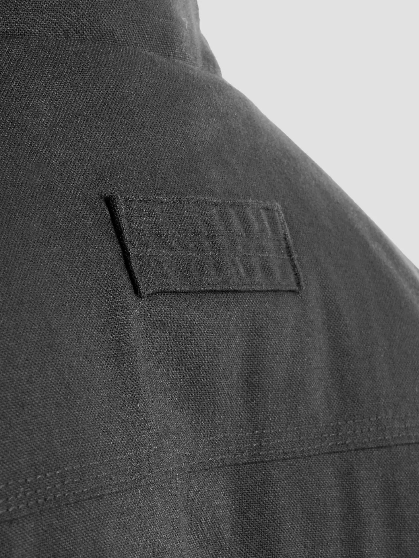 Men's Workwear Faux Shearling Lined Jacket Caviar Product Image